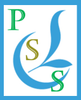 A blue and green logo of the p. S. S.